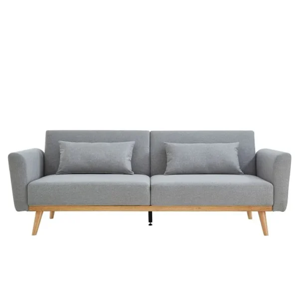 Banquette ILONA tissu gris