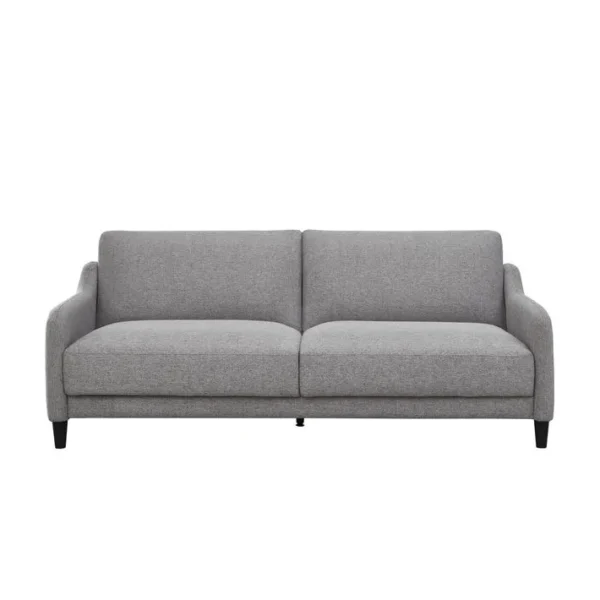 Banquette convertible MADDY tissu gris