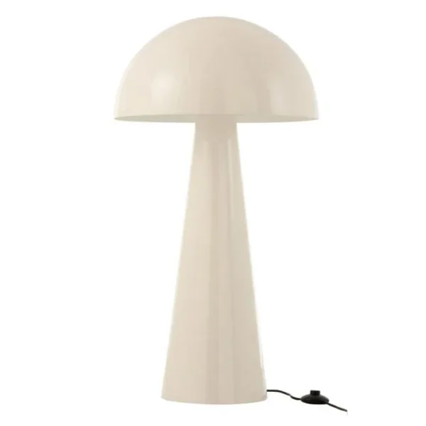 Lampadaire champignon Brillant 99cm Blanc