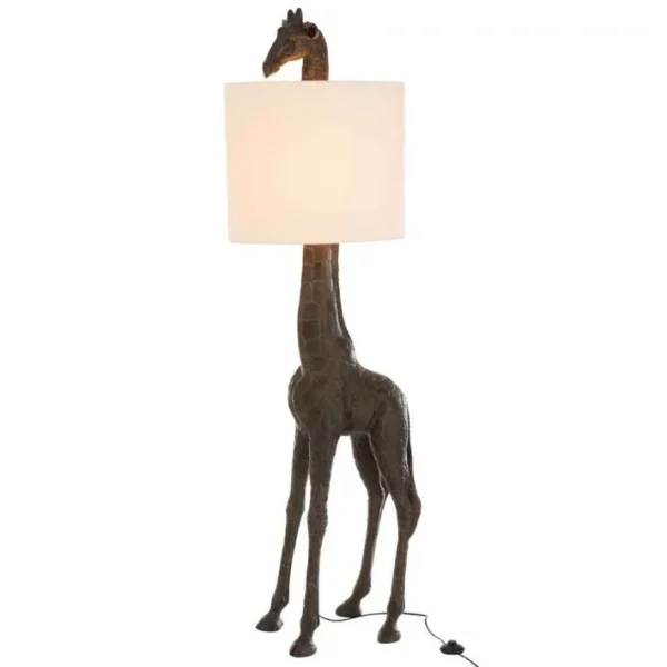 Lampadaire Design girafe 177cm Marron Foncé