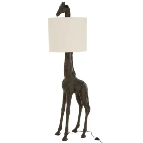 Lampadaire Design girafe 177cm Marron Foncé