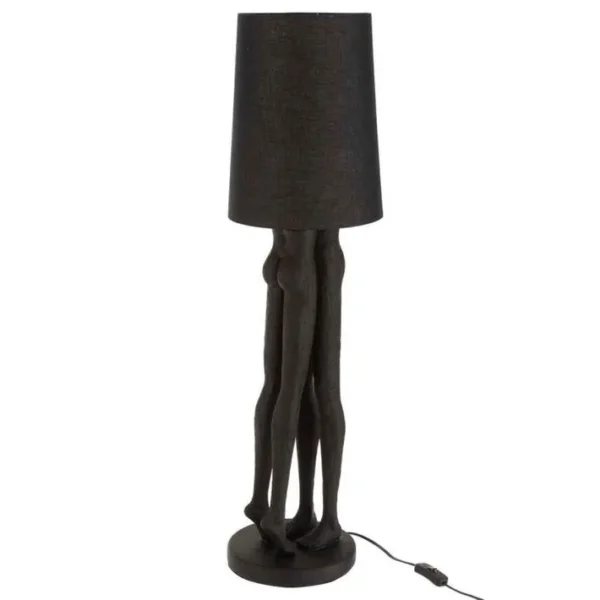 Lampadaire Design couple 89cm Noir