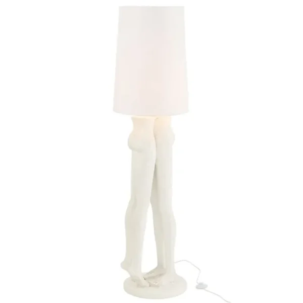 Lampadaire Design couple 155cm Blanc