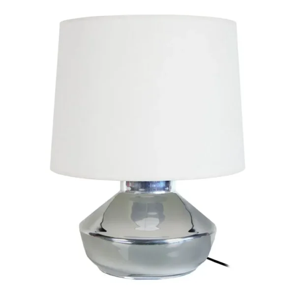 Lampe De Salon Tosel Espoo Tissu Vase Blanc D 40 X H 52 Cm