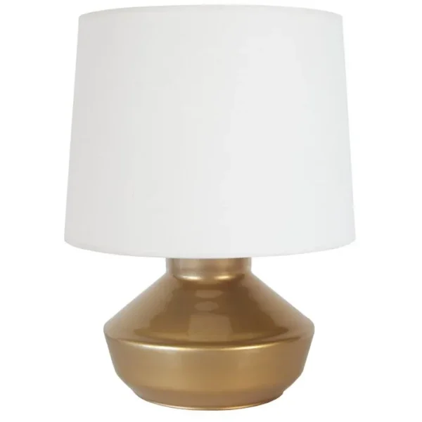 Lampe De Salon Tosel Espoo Tissu Vase Blanc D 40 X H 52 Cm