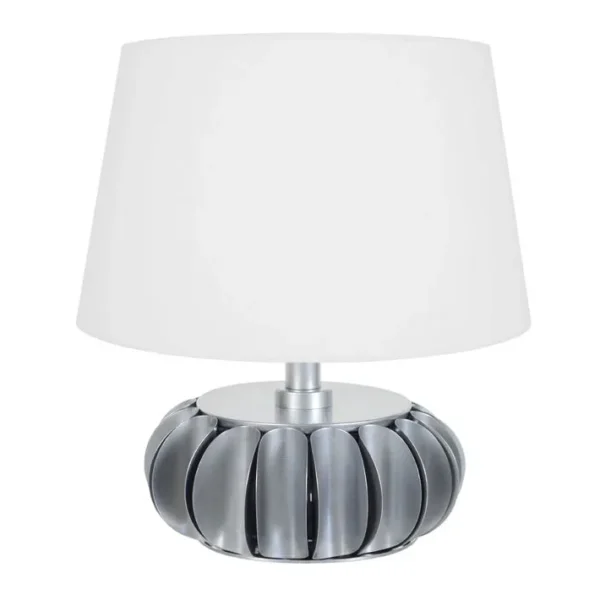 Lampe De Salon Tosel Tiago Tissu Vase Cuivre D 40 X H 43 Cm