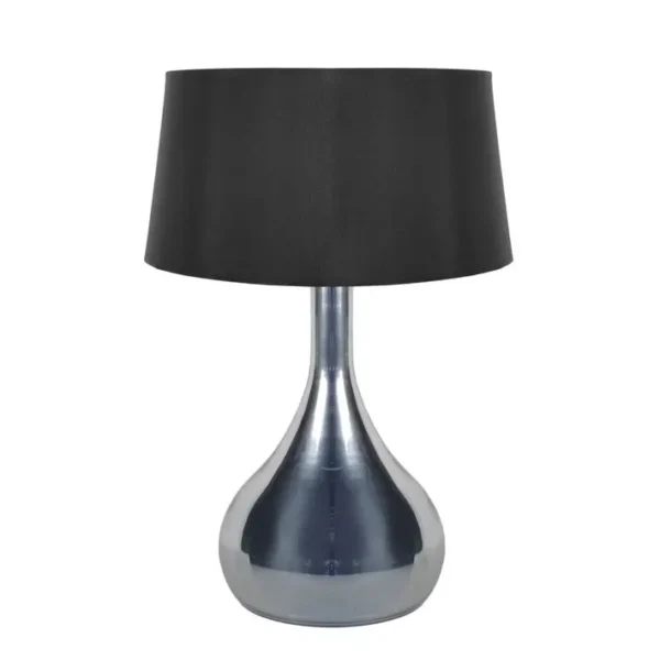 Lampe De Salon Tosel Treviso Tissu Vase Rouge D 45 X H 66 Cm