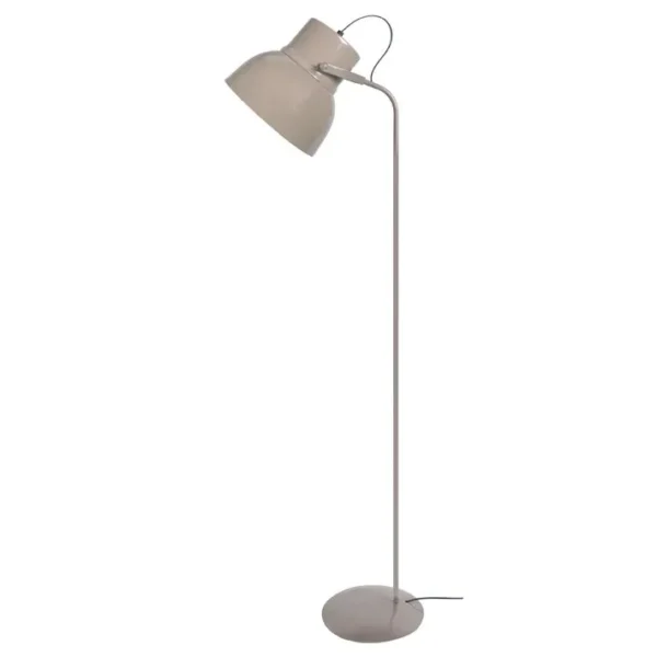 Lampadaire Liseuse Tosel Cloche Métal Articulé Cuivre D 29 X H 150 Cm