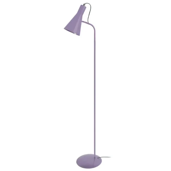 Lampadaire Liseuse Tosel Funnel Métal Articulé Cuivre D 40 X H 150 Cm