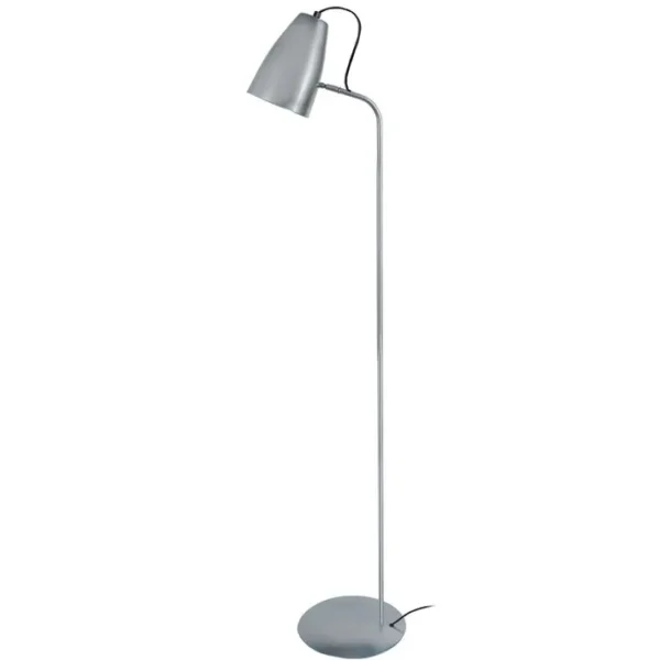 Lampadaire Liseuse Tosel Larsen Métal Articulé Doré D 40 X H 150 Cm