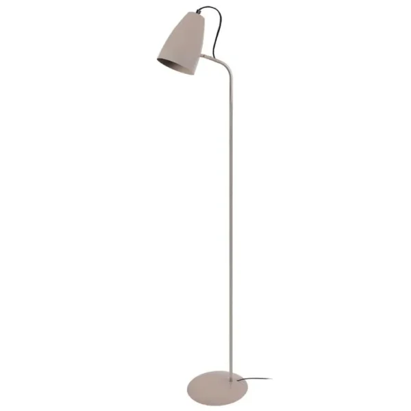 Lampadaire Liseuse Tosel Larsen Métal Articulé Noir D 40 X H 150 Cm