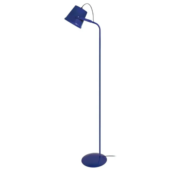 Lampadaire Liseuse Tosel Factory Métal Articulé Noir D 40 X H 150 Cm