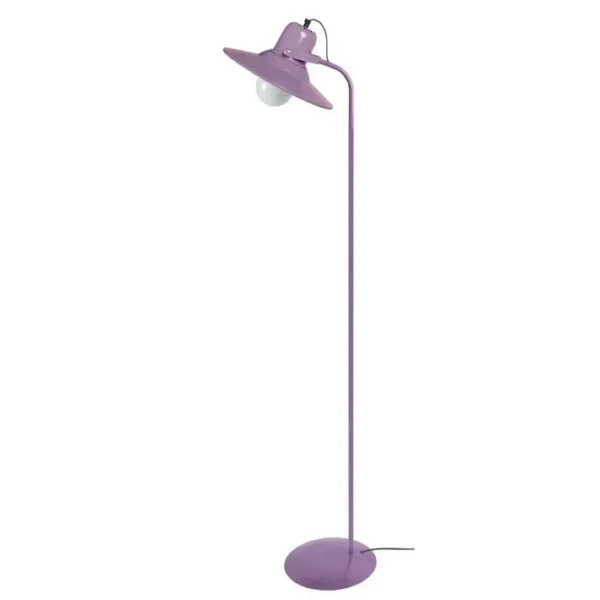 Lampadaire Liseuse Tosel Lodge Métal Articulé Gris D 29 X H 150 Cm