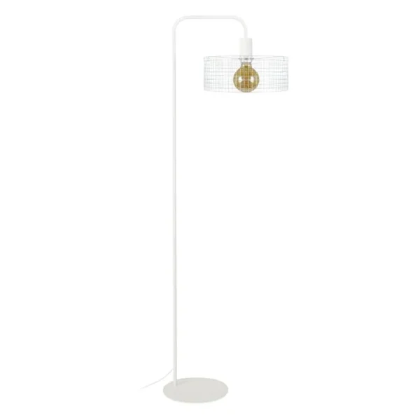 Lampadaire Liseuse Tosel Noiron Métal Arqué Noiré D 42 X H 157 Cm