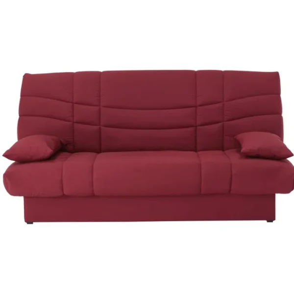 Banquette lit clic-clac PORTO 125 x 190 rouge