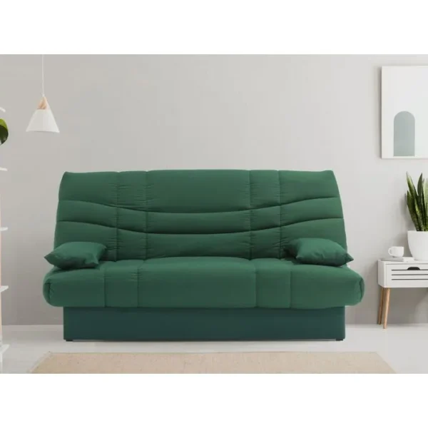 Banquette lit clic-clac PORTO 125 x 190 vert foncé