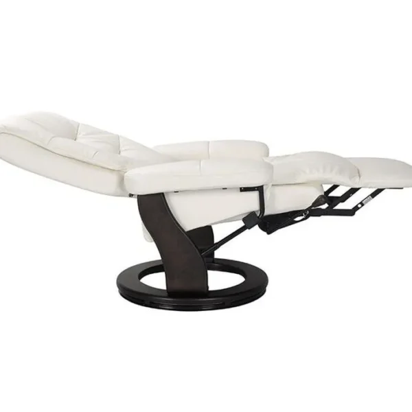 Fauteuil De Relaxation Design - Max - Cuir Blanc