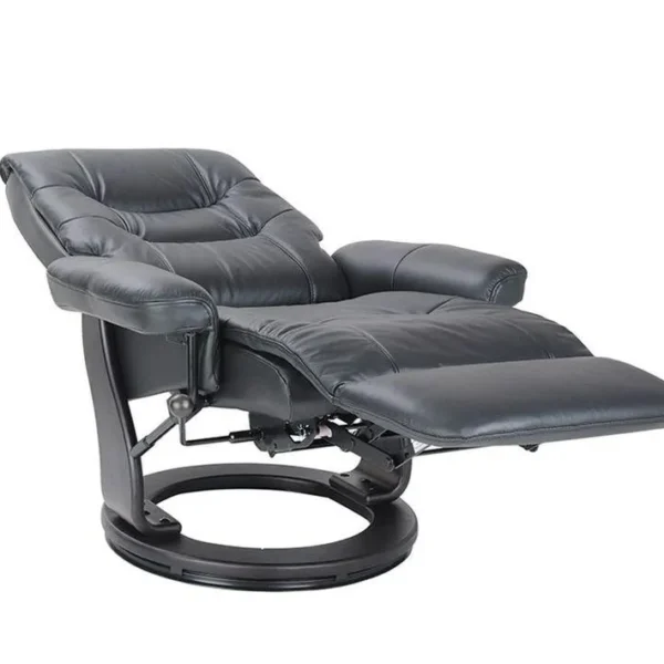 Fauteuil De Relaxation Design - Max - Cuir Noir