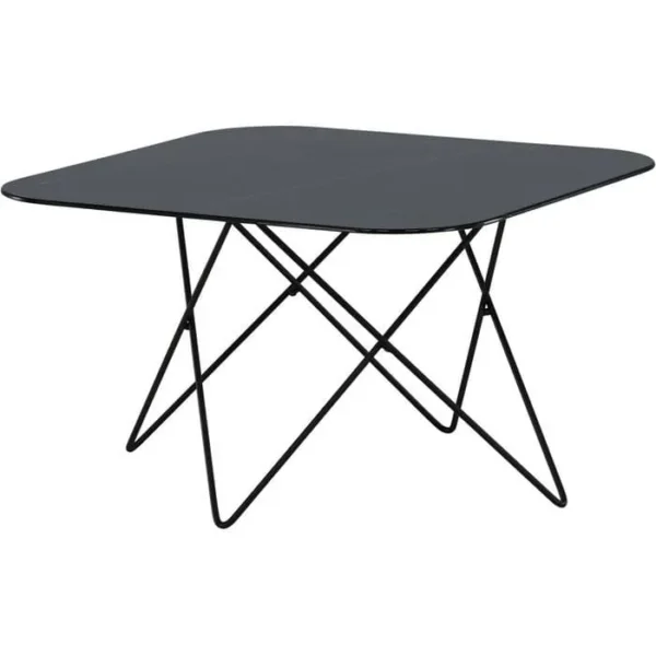 VENTURE HOME Table Basse Carré Acier Et Verre Tristar