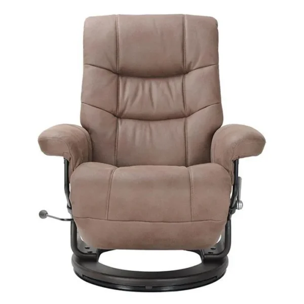 Fauteuil De Relaxation Design - Max - Microfibre Marron