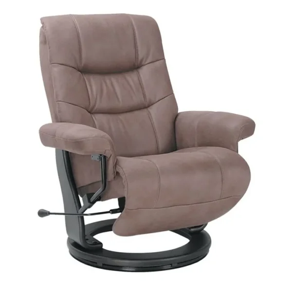 Fauteuil De Relaxation Design - Max - Microfibre Marron