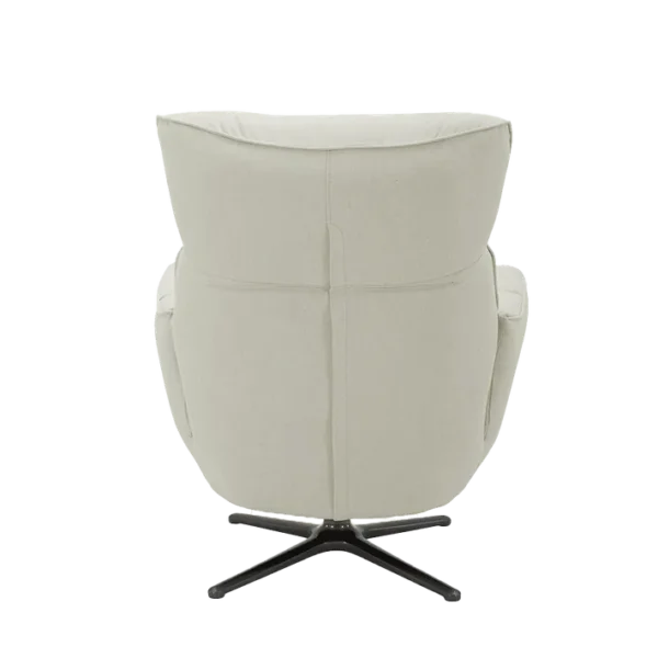 Fauteuil De Relaxation Design En Tissu Beige