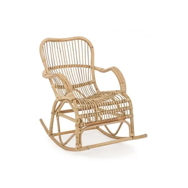 Rocking Chair En Rotin - Carmelie