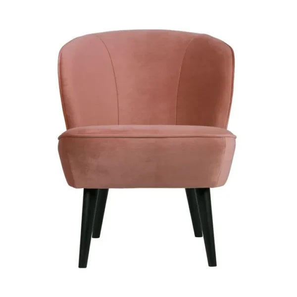 Sara - Fauteuil Cocktail - Couleur - Vieux Rose