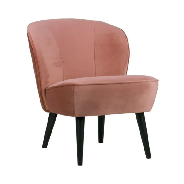 Sara - Fauteuil Cocktail - Couleur - Vieux Rose