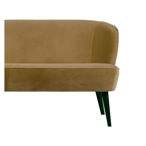 Sara - Banquette 2 Places Velours - Couleur - Vert Olive