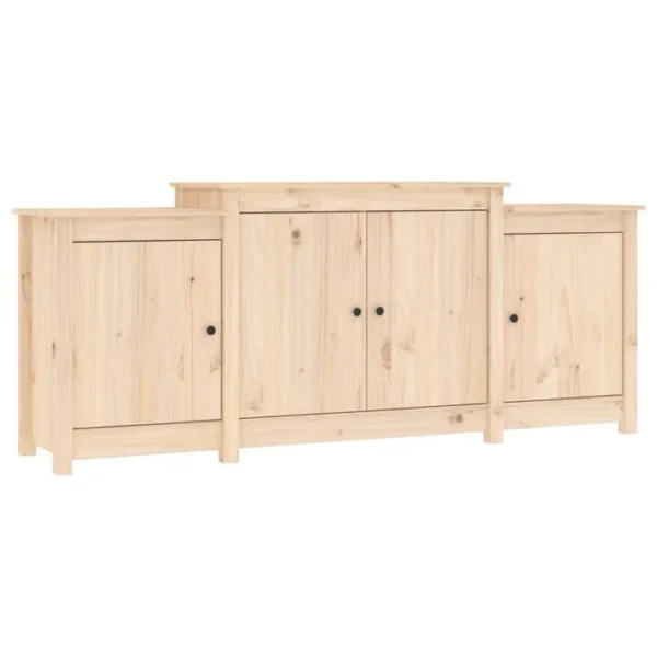 Buffet - Bahut - Meuble De Rangement 164x37x68 Cm Bois Massif De Pin