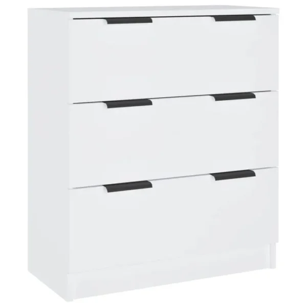 3 Pièces Buffets - Bahut - Meuble De Rangement Blanc Bois Dingénierie