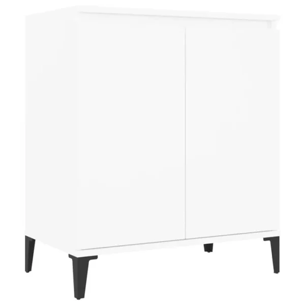 Buffet - Bahut - Meuble De Rangement Blanc 60x35x70 Cm Bois Dingénierie