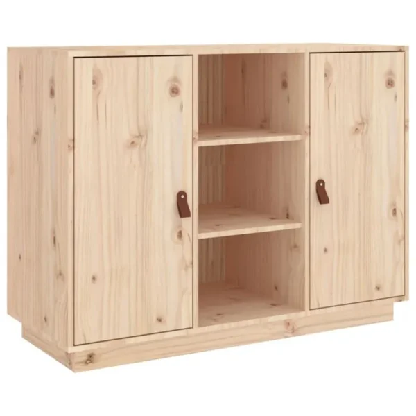 Buffet - Bahut - Meuble De Rangement 100x40x75 Cm Bois Massif De Pin