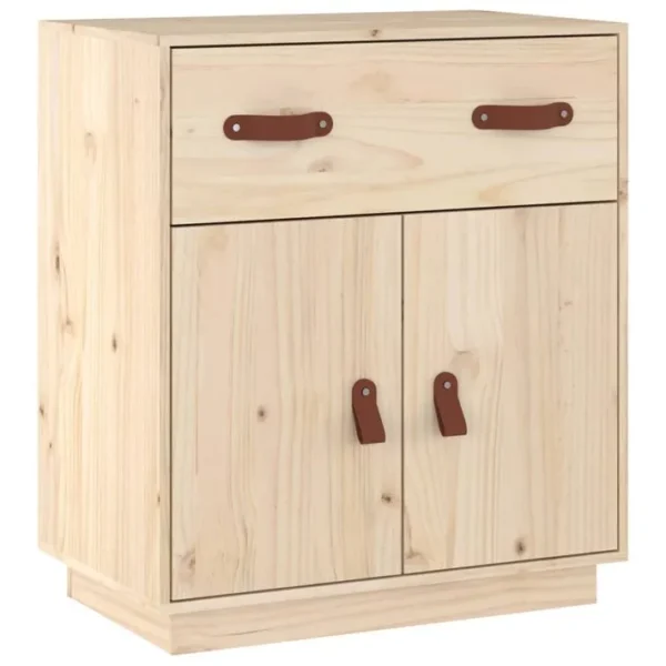 Buffet - Bahut - Meuble De Rangement 65,5x40x75 Cm Bois Massif De Pin