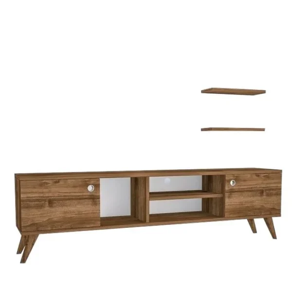 AZURA HOME DESIGN Ensemble Meuble TV Benan 180 Cm Bois