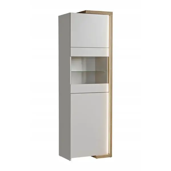 Meuble Vitrine De Rangement Cachemire 64x203x40cm Durak