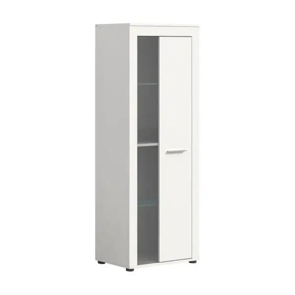 Stafford - Vitrine - Blanc - 60x159 Cm