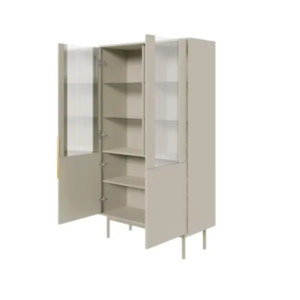 Vitrine Viva 104x39x179 Cm Beige