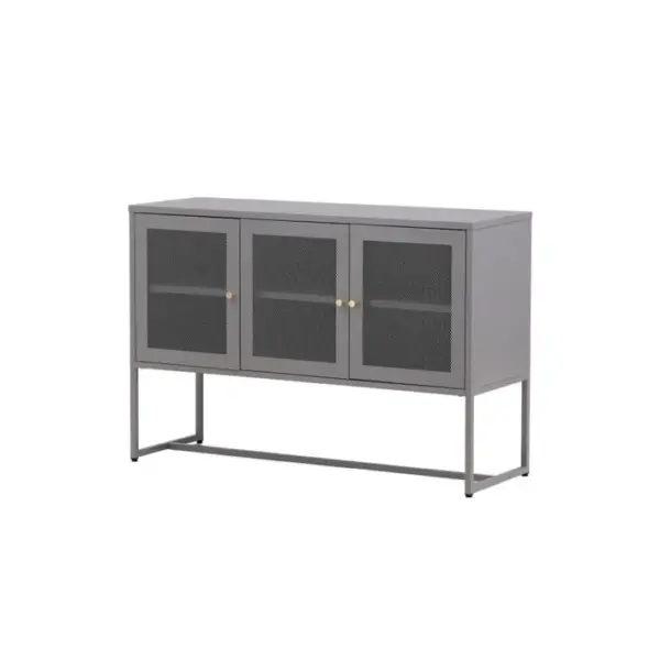 Vitrine Malla 120x40x80 Cm Grisclair