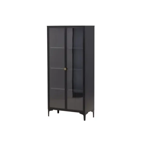 Vitrine Piring 90x40x190 Cm Noir