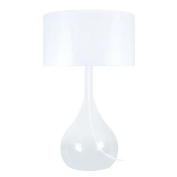 Lampe De Salon Tosel Treviso Tissu Vase Doré D 45 X H 66 Cm