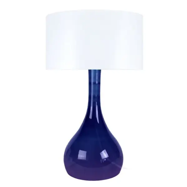 Lampe De Salon Tosel Treviso Tissu Vase Vert D 45 X H 66 Cm