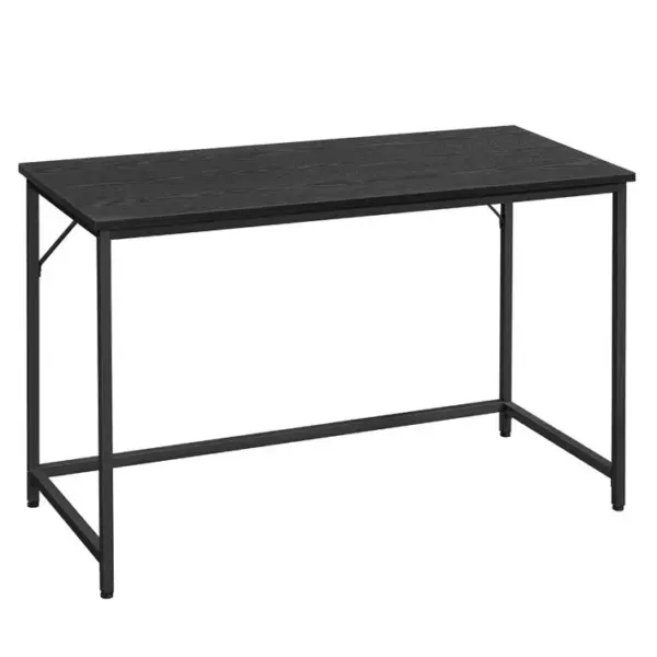 Bureau, 60 X 120 X 75 Cm, Style Industriel, Cadre En Métal, Noir