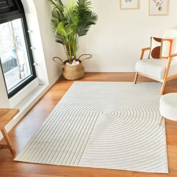 SURYA Tapis D'intérieur/extérieur Scandinave Moderne Blanc 160x220