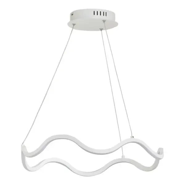 Suspension Led D. 50 cm ANILLO Blanche