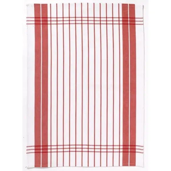 WINKLER Torchon Petites Rayures Rouge 50 X 70 Cm Winkler