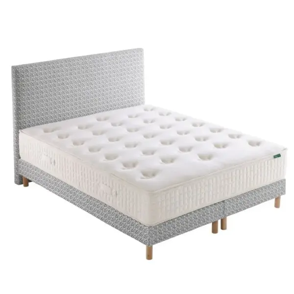 Ensemble Matelas Latex Responsable Sommier Tête De Lit 160x200