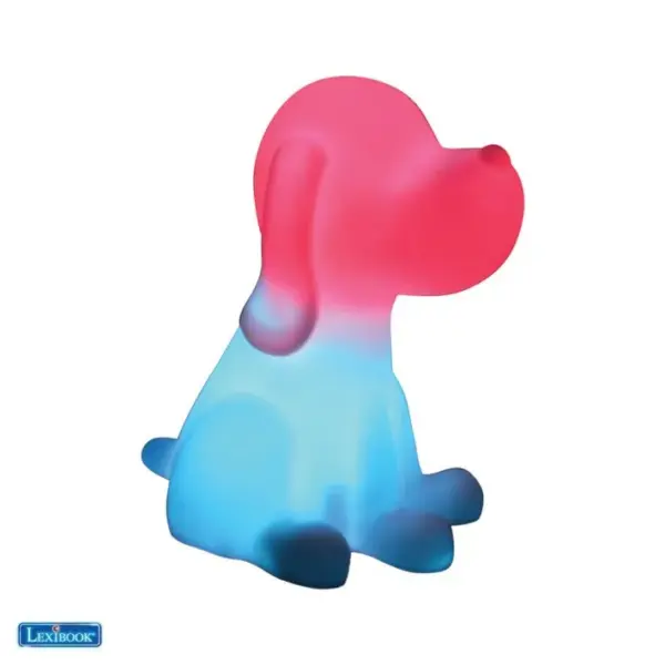 Chien Veilleuse En 3d Env 20 Cm Avec Diffusion Lumière En Couleurs