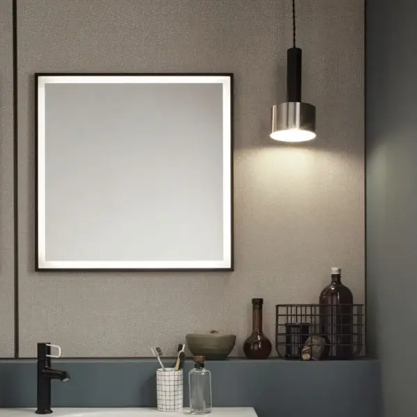 Miroir De Salle De Bain Allure 60 X 60 Cm, Carré LED